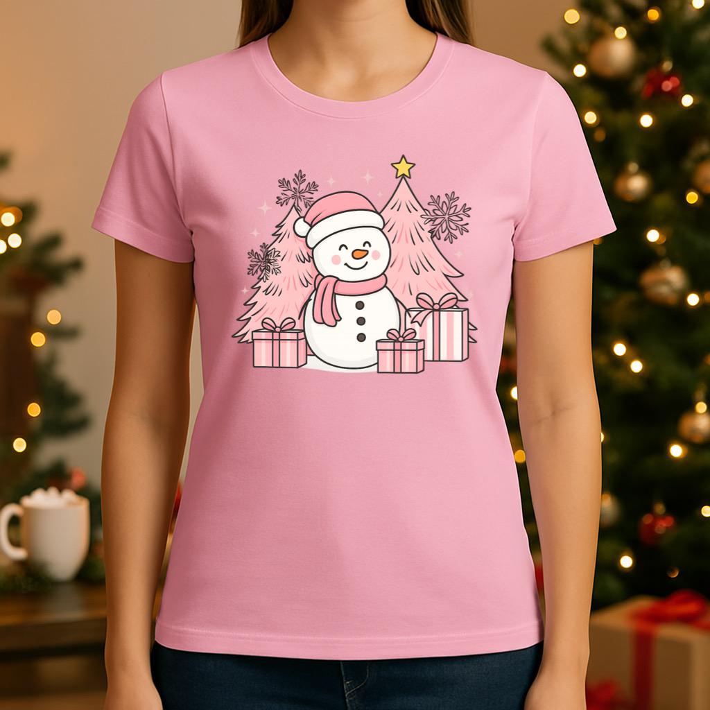 Tricou Pink Christmas – Bumbac 100%