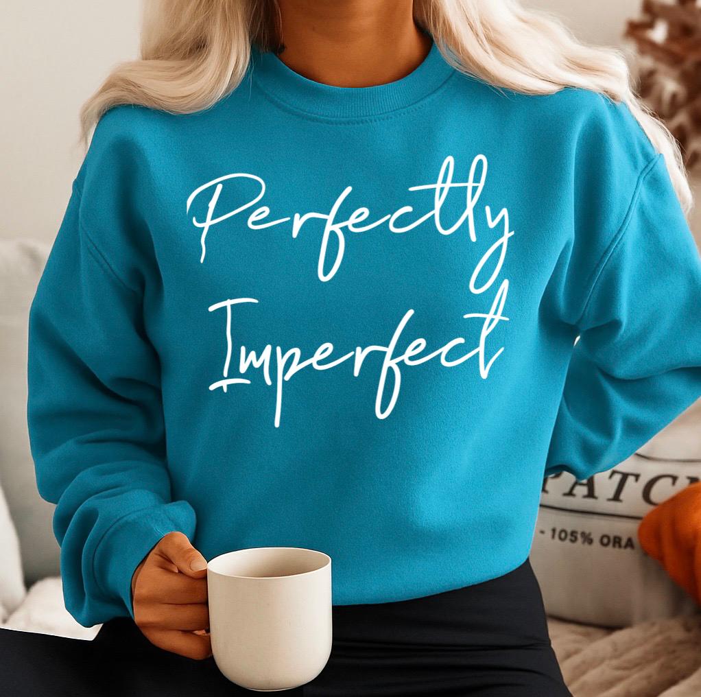 Bluza turcoaz din bumbac 100% Perfectly white