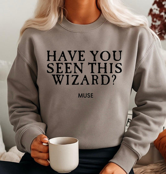 Bluza gri din bumbac 100% Wizard