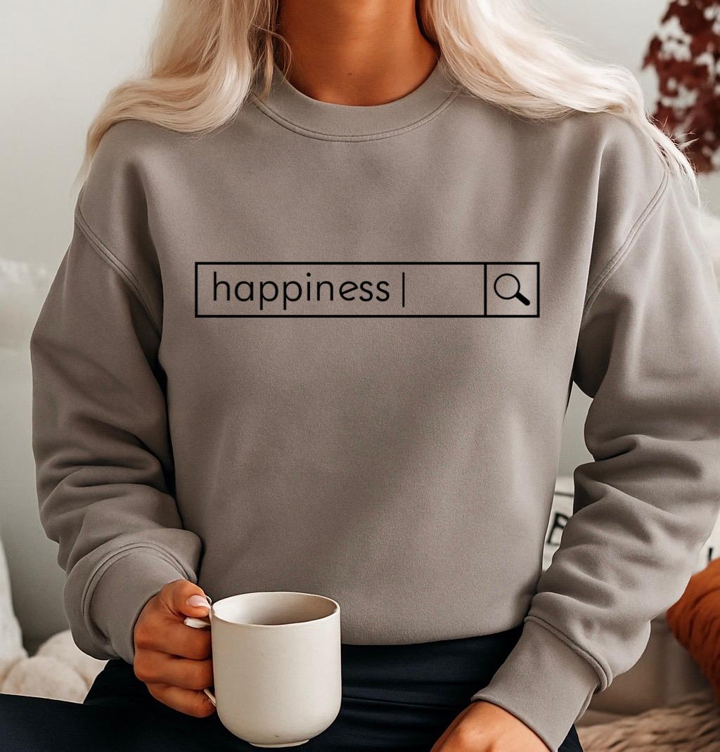 Bluza gri din bumbac 100% Happiness