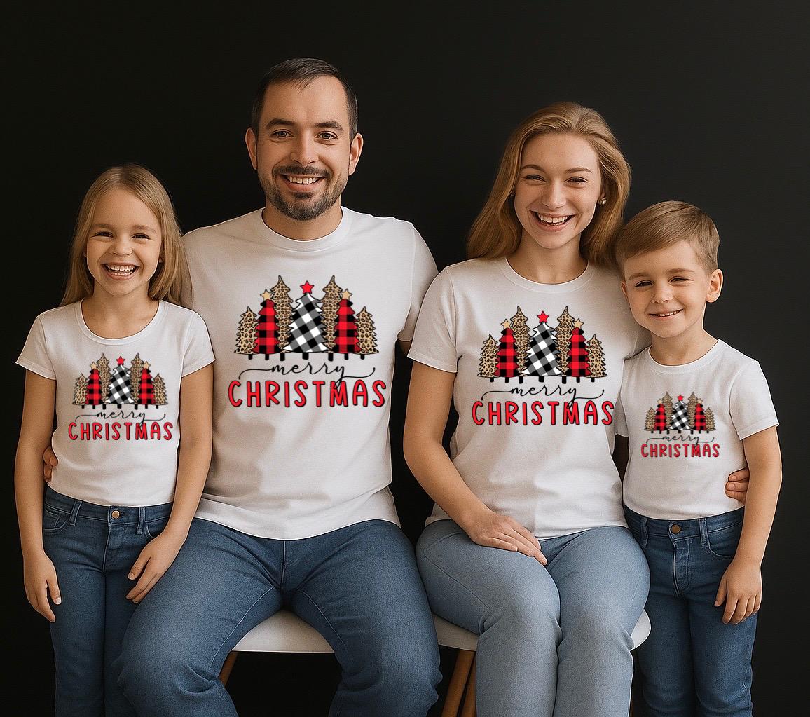 Tricou Tricouri Familie Christmas – Bumbac 100%