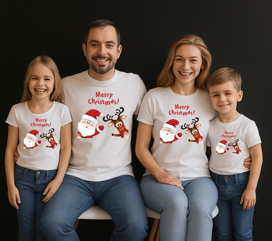 Tricouri Familie Craciun fericit