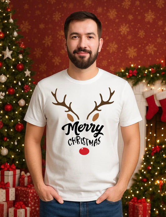 Tricou din bumbac 100% Merry christmas 8