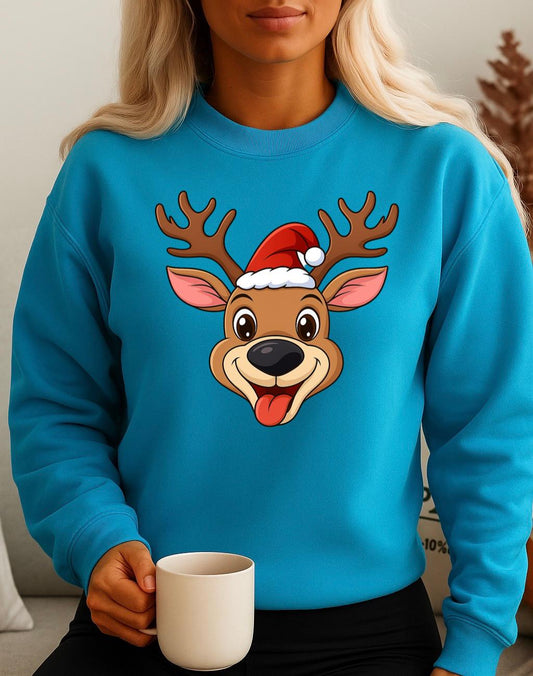 Bluza turcoaz din bumbac 100% Happy