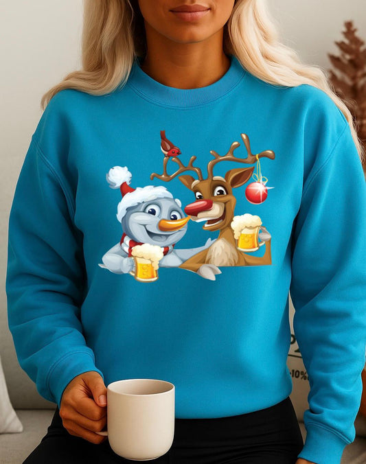 Bluza turcoaz din bumbac 100% Happy