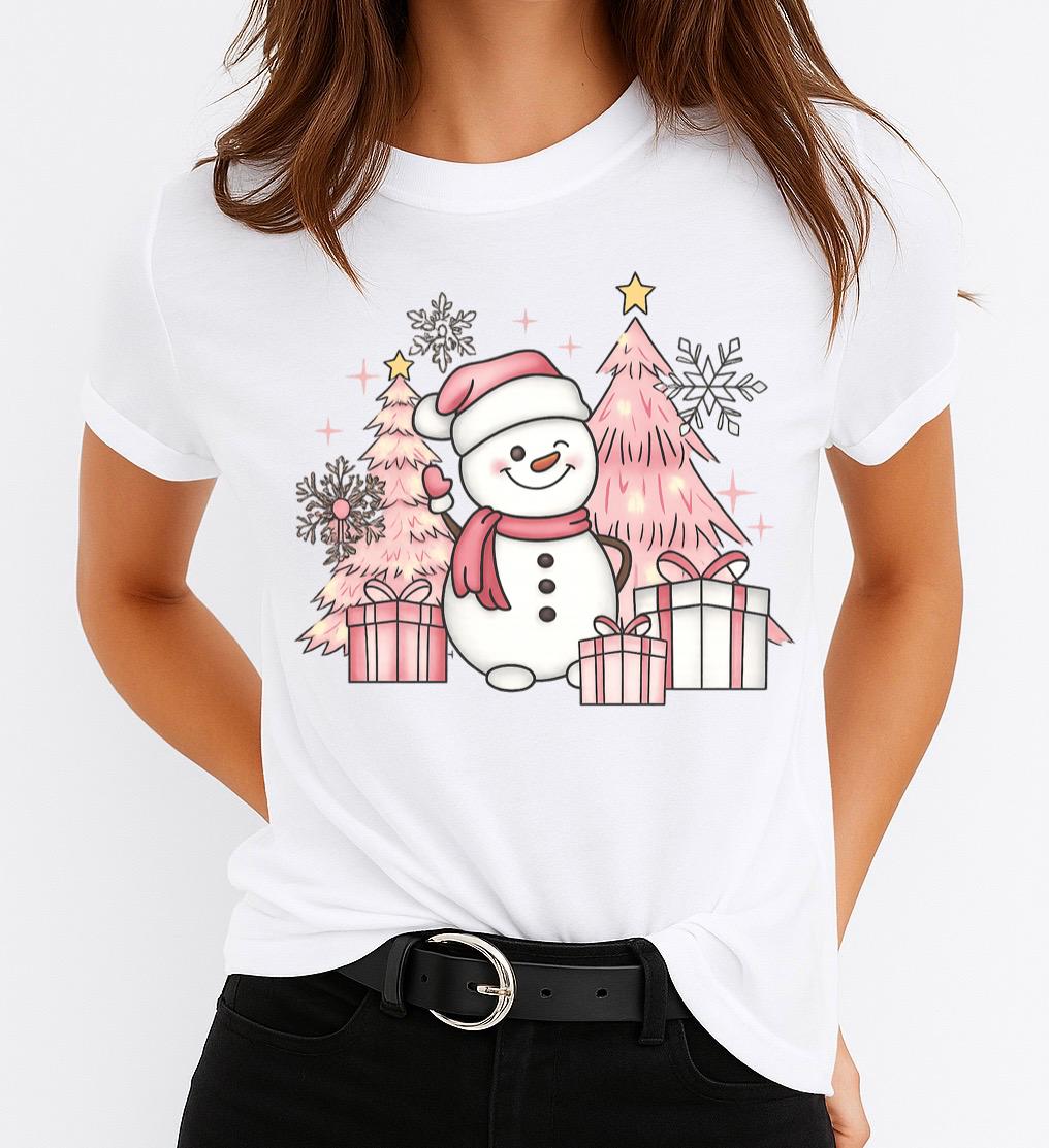 Tricou din bumbac 100% Pink team