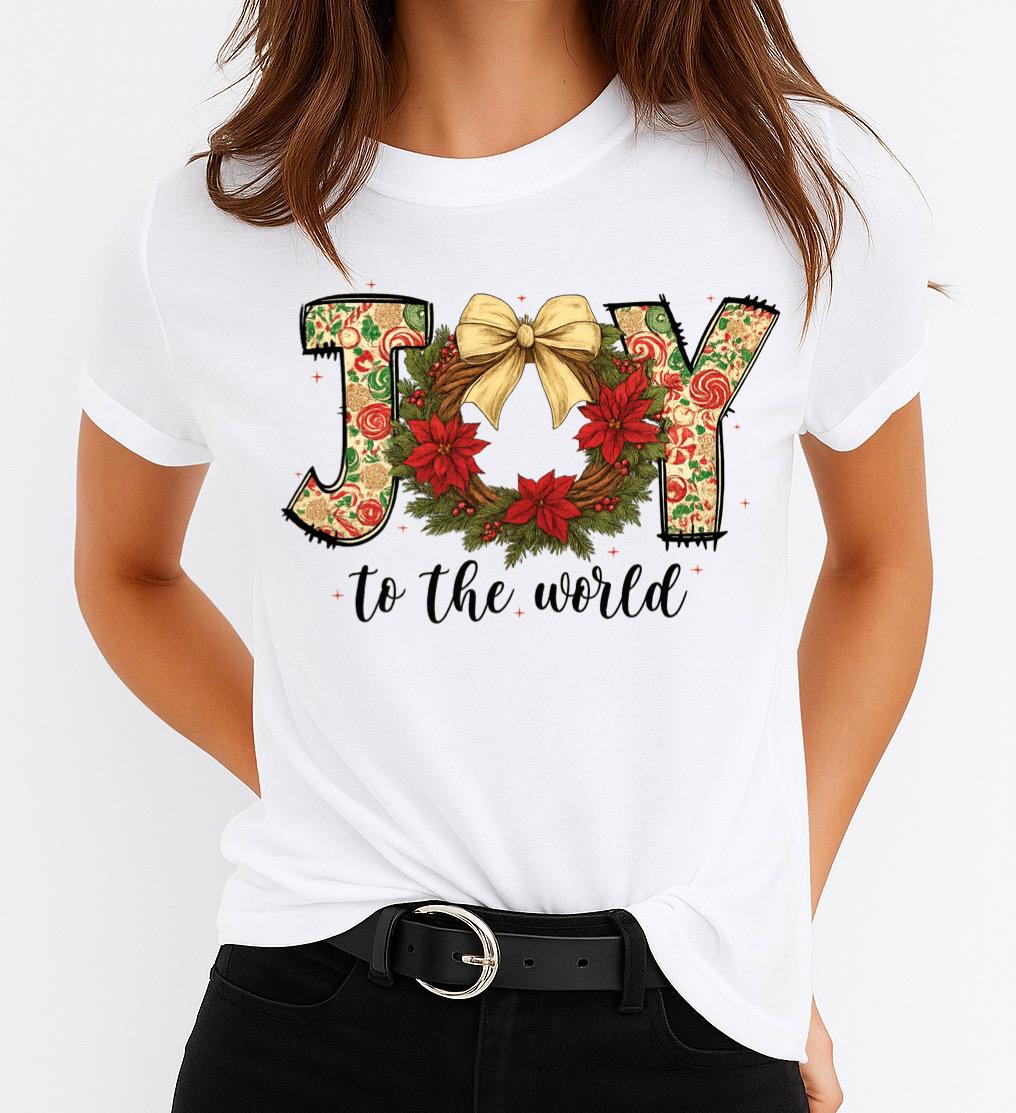 Tricou din bumbac 100% Joy