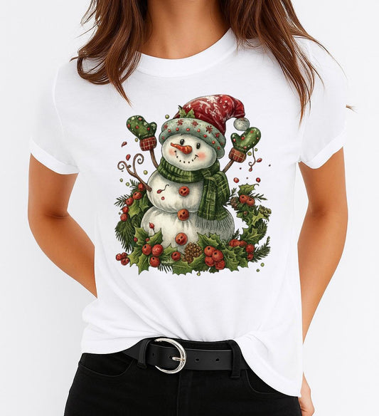Tricou din bumbac 100% Christmas green