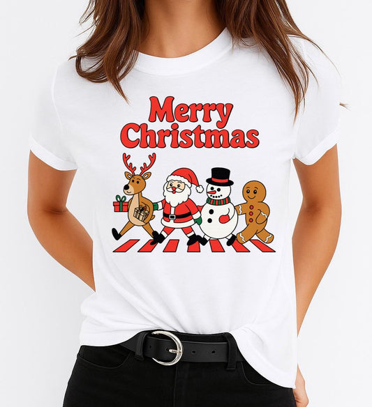 Tricou din bumbac 100% Christmas walk