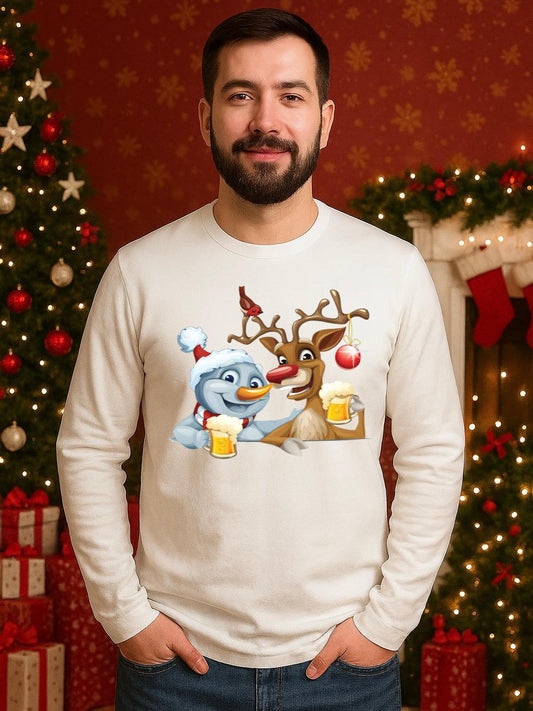 Bluza alba din bumbac 100% Happy