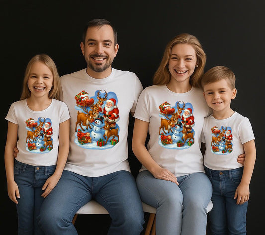 Tricouri Familie Santa