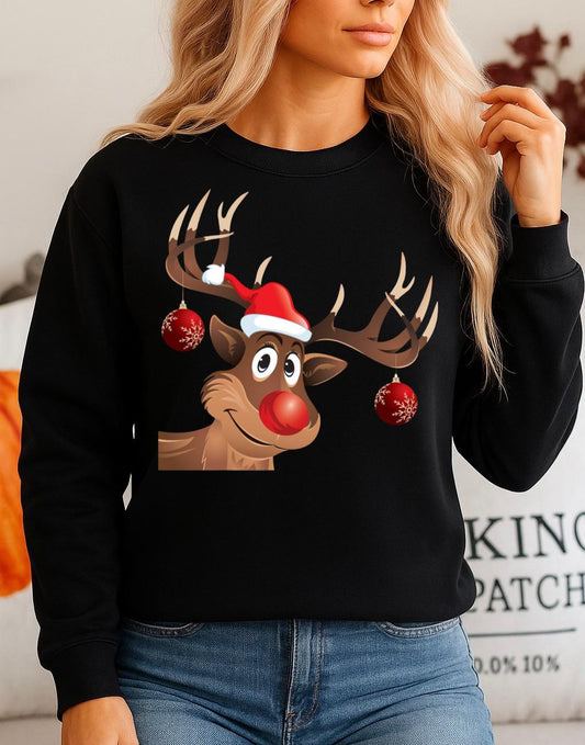 Bluza Neagra din bumbac 100% Ren 2