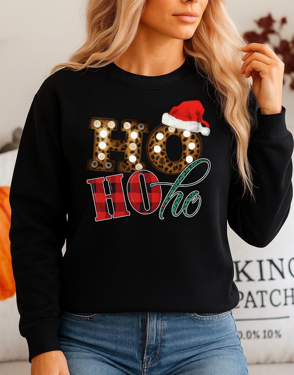 Bluza neagra din bumbac 100% Hohoho