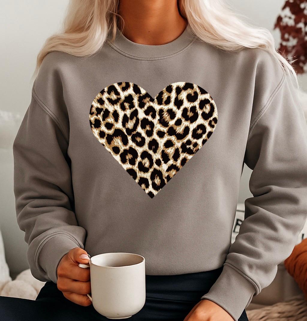 Bluza gri din bumbac 100% Heart gold