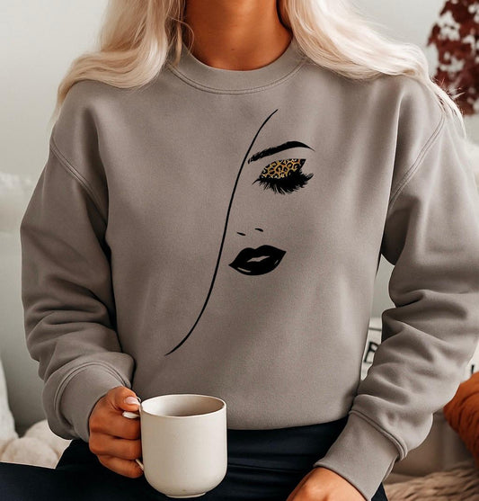 Bluza gri din bumbac 100% Face