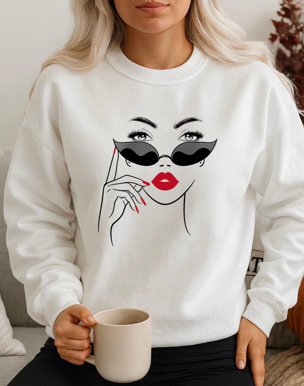 Bluza alba din bumbac 100% Nice look