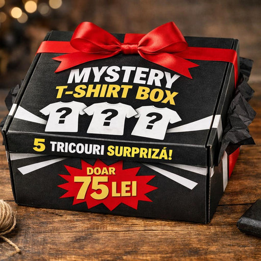 🎁 Mystery T-Shirt Box – 5 Tricouri Surpriza - MonCherie