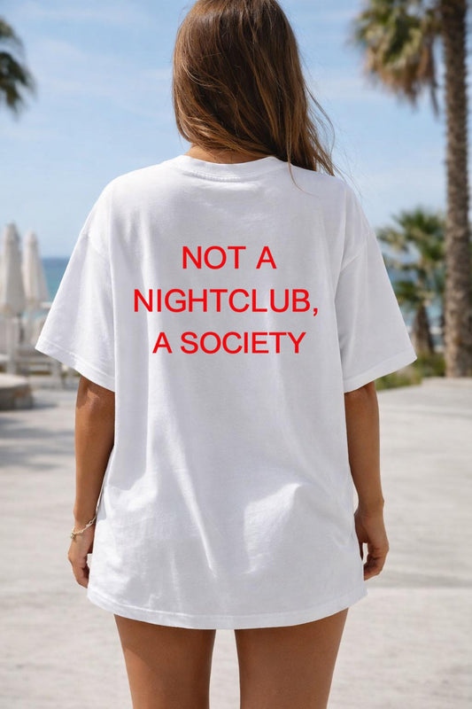 Tricou Oversize 100% bumbac SOCIETY