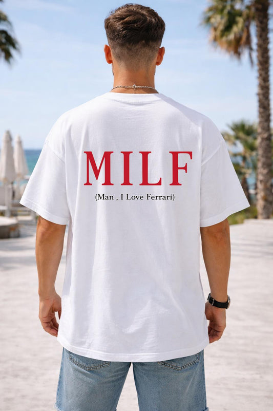 Tricou Oversize 100% bumbac MILF