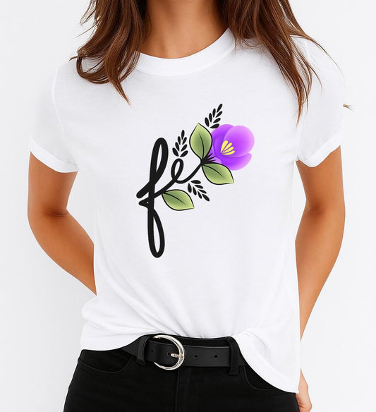 Tricou dama din bumbac 100% Fe Mov