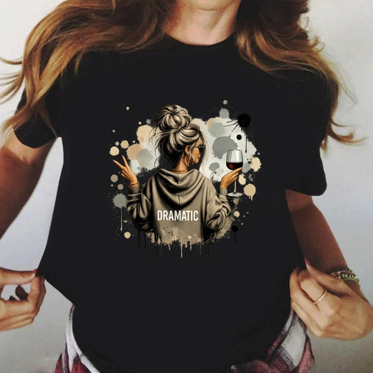 Tricou dama din bumbac 100% Dramatic