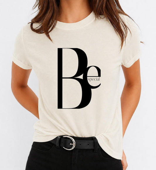 Tricou Bej Dama din Bumbac 100% - Be