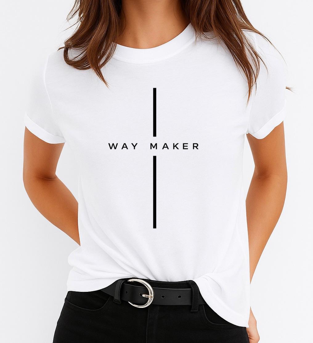 Tricou dama din bumbac 100% Way maker - MonCherie