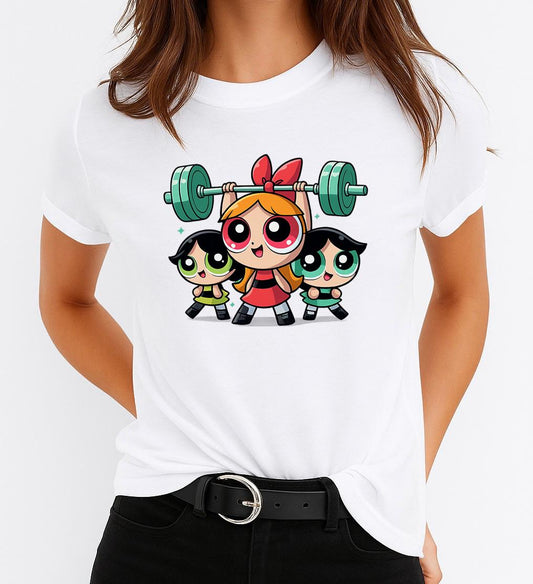 Tricou dama din bumbac 100% Power puff