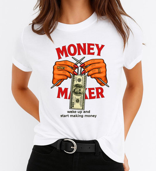 Tricou dama din bumbac 100% Money maker