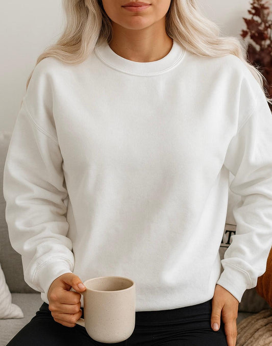 Bluza Alba Dama din Bumbac 100%