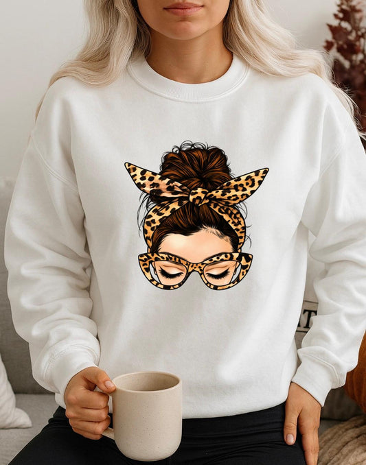 Bluza Alba Dama din Bumbac 100% Animal print