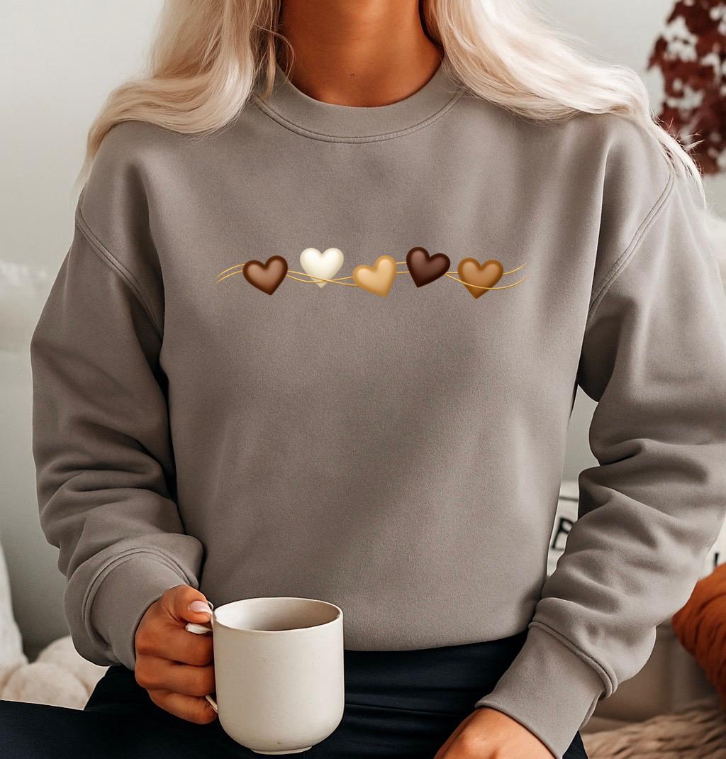 Bluza Cappuccino Dama din Bumbac 100% 5 hearts