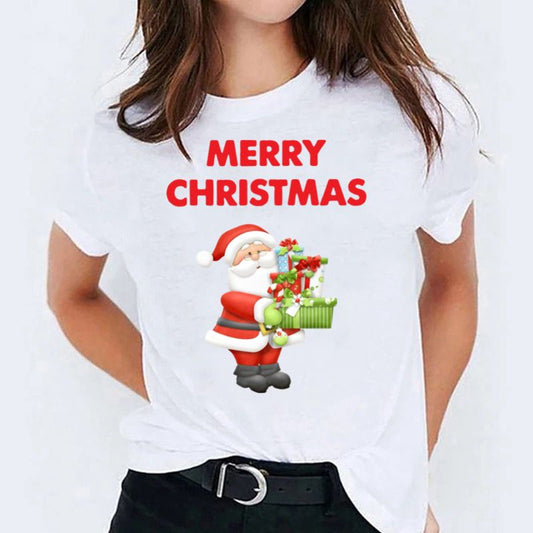 Tricou dama din bumbac 100% Merry Christmas Gift