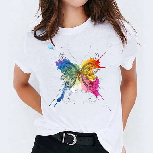 Tricou dama din bumbac 100% New Butterfly