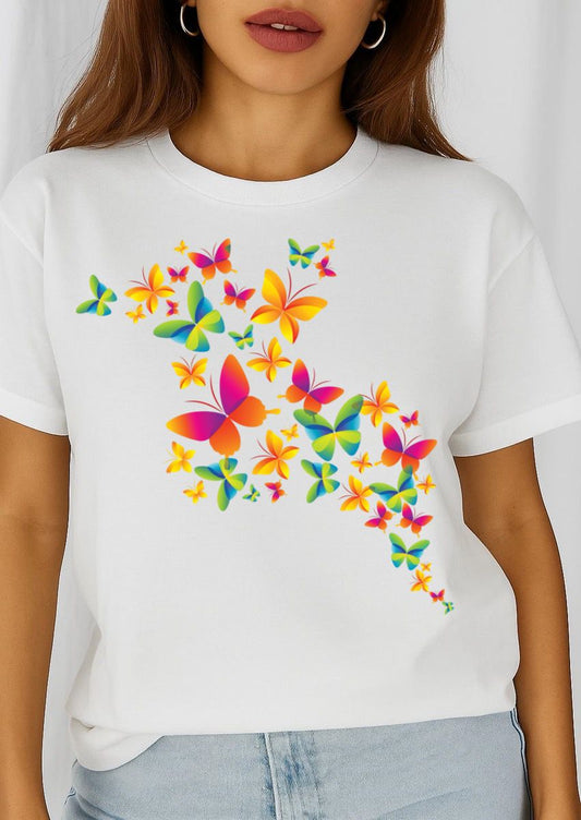 Tricou dama din bumbac 100% Spring Colors 6