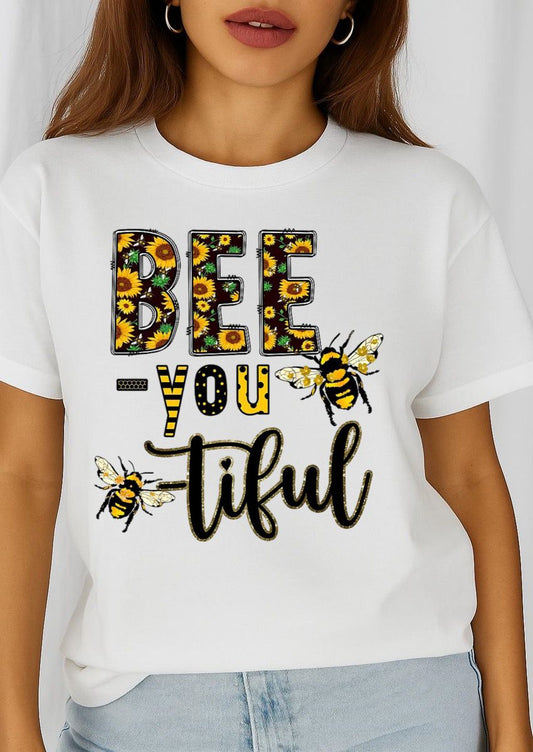 Tricou dama din bumbac 100% Bee Youtiful
