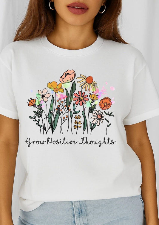 Tricou dama din bumbac 100% Grow Positive