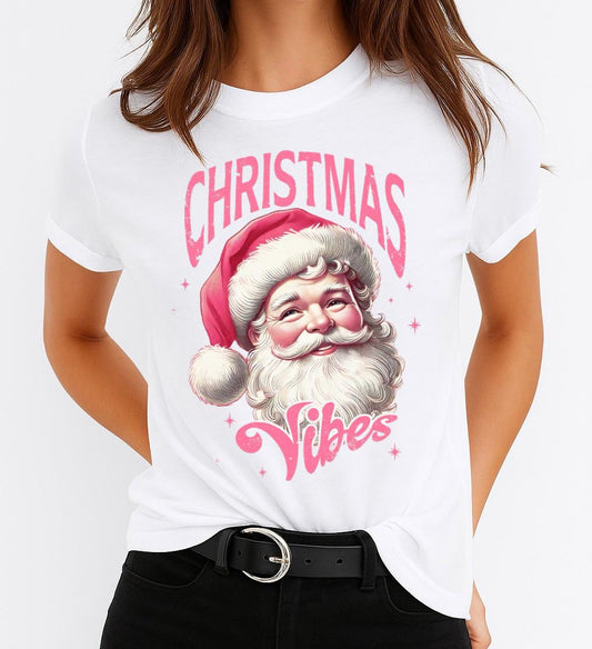 Tricou din bumbac 100% Christmas Vibes