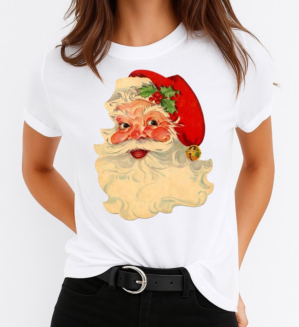 Tricou din bumbac 100% Mos Craciun 2 - MonCherie