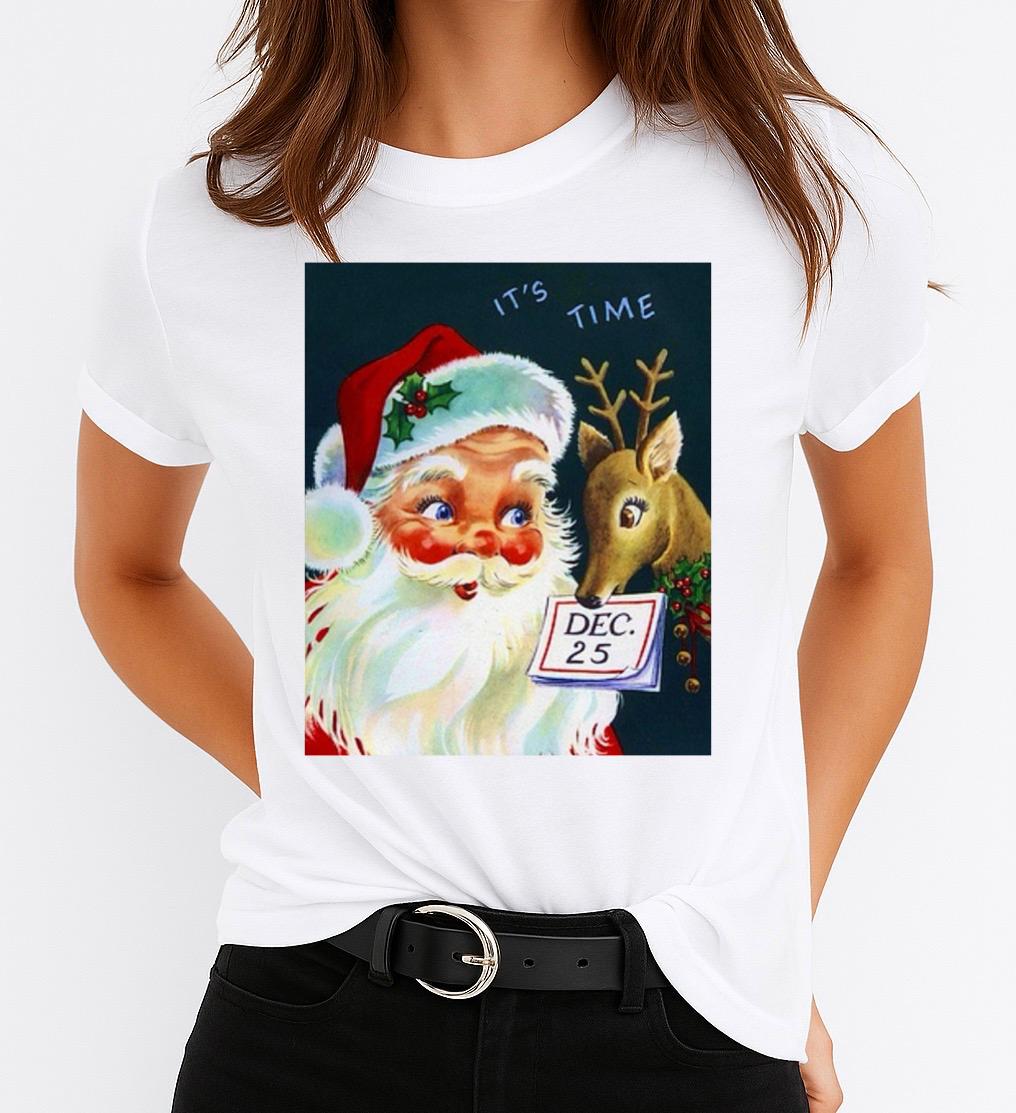 Tricou din bumbac 100% It's Time - MonCherie