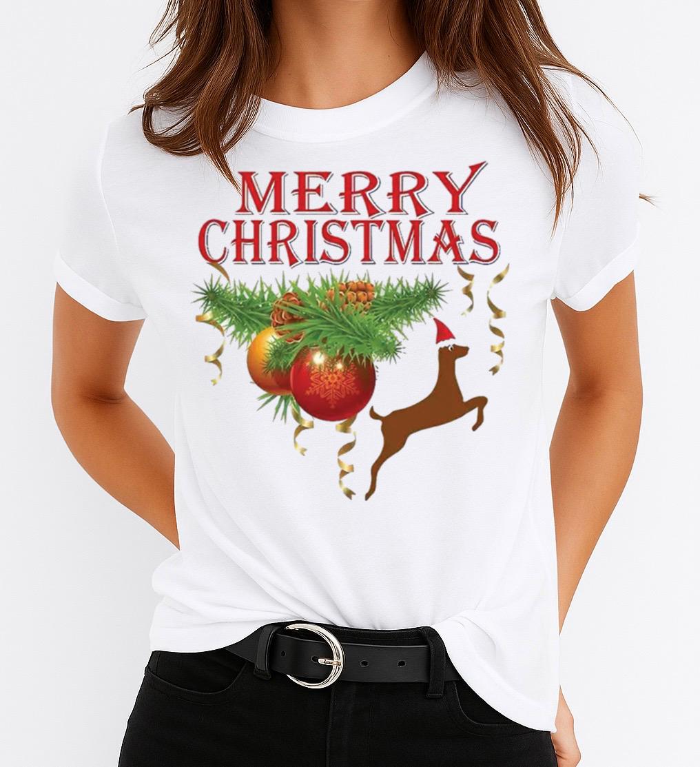 Tricou din bumbac 100% Craciun 5 - MonCherie