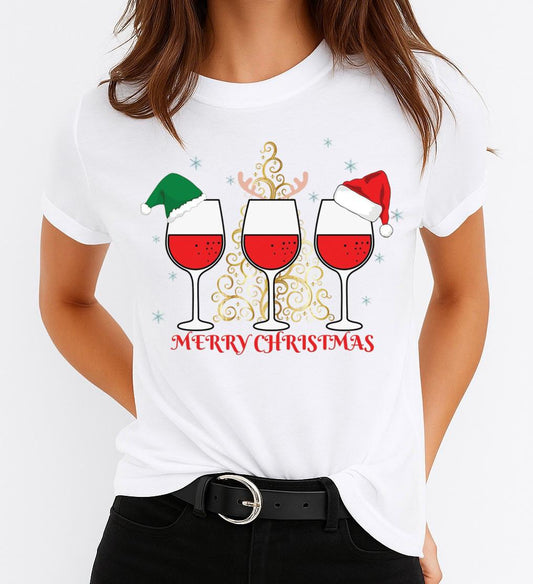 Tricou din bumbac 100% 3 Red Cups - MonCherie