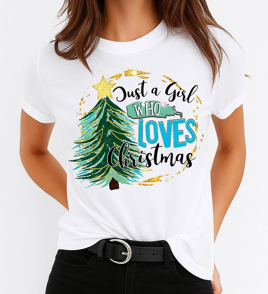 Tricou din bumbac 100% Christmas Loves - MonCherie