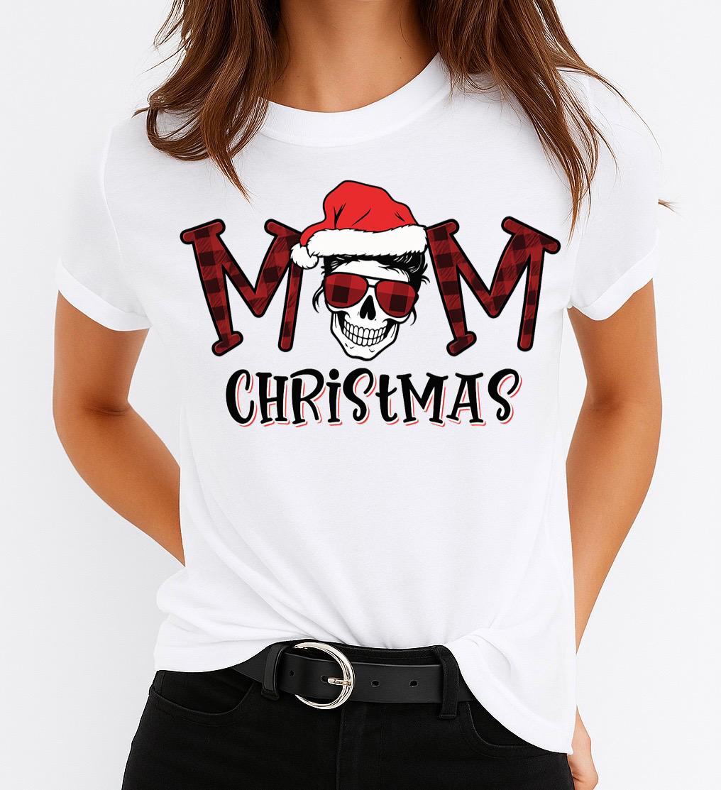 Tricou din bumbac 100% Mom Christmas - MonCherie