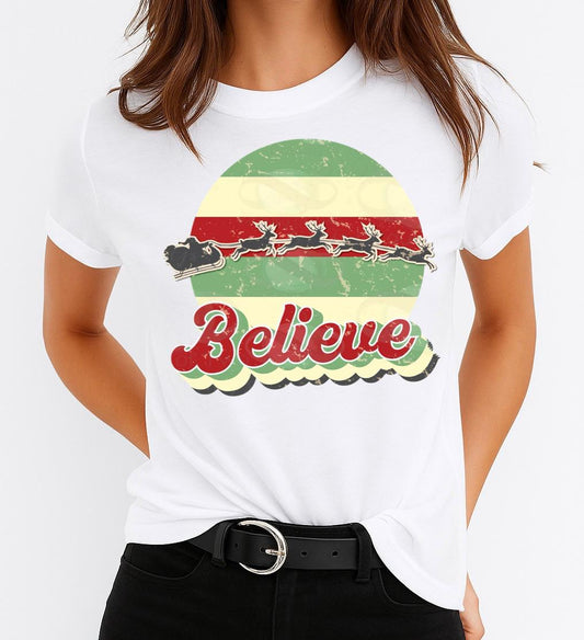 Tricou din bumbac 100% Believe 2 - MonCherie