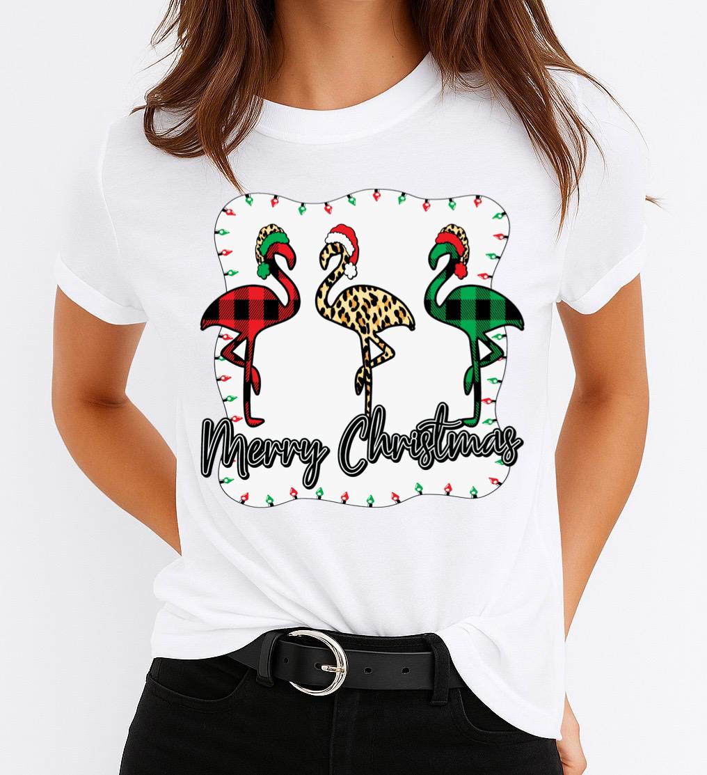 Tricou din bumbac 100% Craciun Fericit 8 - MonCherie