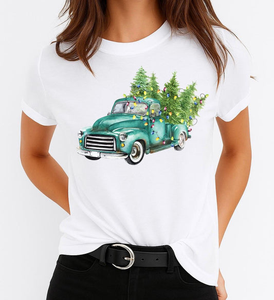 Tricou din bumbac 100% Blue Car - MonCherie