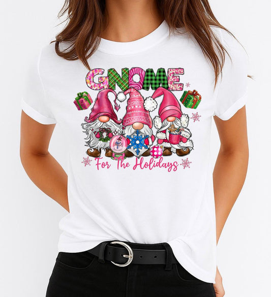 Tricou din bumbac 100% Gnome Pink