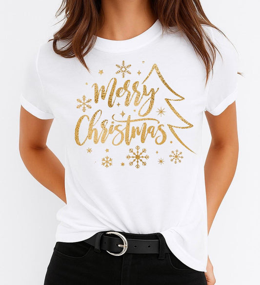 Tricou din bumbac 100% Merry Gold