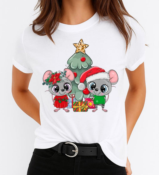 Tricou din bumbac 100% 2 Ursuleti Cute